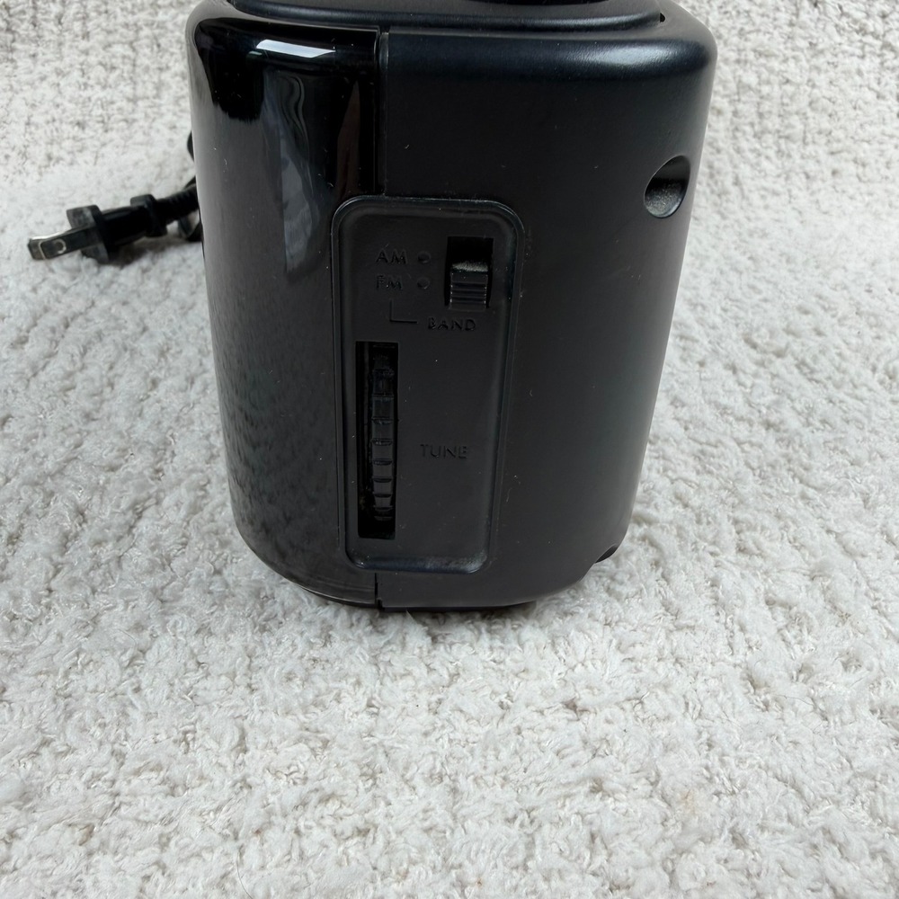 GE Digital Alarm Clock Radio Green LED Dual Alarm Black 7-4852A Vintage Tech - Picture 6 of 8